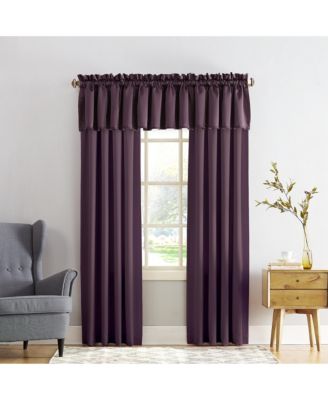 Grant Room Darkening Rod Pocket Curtain Valance