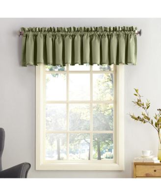 Grant Room Darkening Rod Pocket Curtain Valance