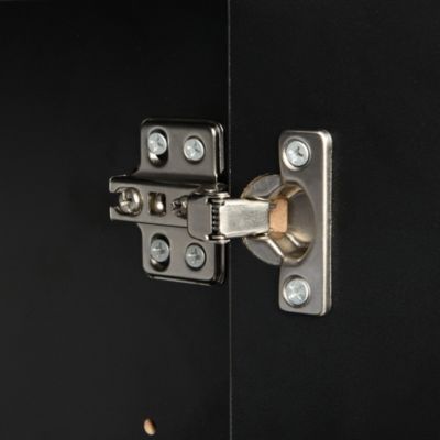 Simplie Fun Sleek Minimalist Shoe Cabinet with Adjustable Shelves