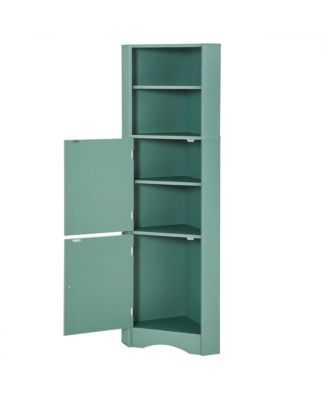 Streamdale Freestanding Bathroom Corner Cabinet with Shelves