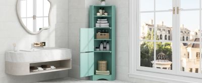 Streamdale Freestanding Bathroom Corner Cabinet with Shelves