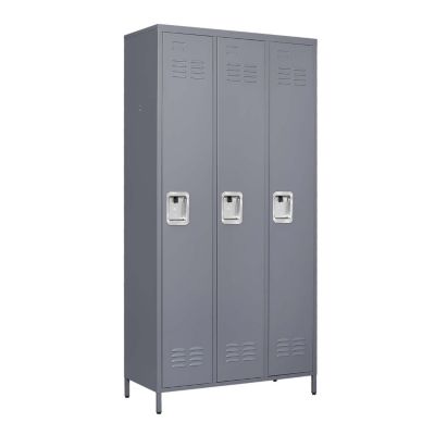 3-Door Metal Lockers for Storage