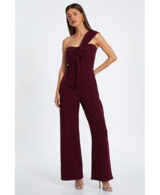 Quiz burgundy jumpsuit online