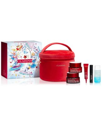 186000 現状品 CLARINS クラランス macy's コフレBox Beauty & wellbeing set [0000000001065] FREE 3-Pc. skincare gift with $65 Clarins purchase (A $57 Value