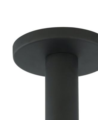 4.45" Metal Adams 1 Light Flush Mount