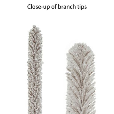 7.5-ft. Snowy Bennington Fir Tree with 500 Clear Lights & Stand