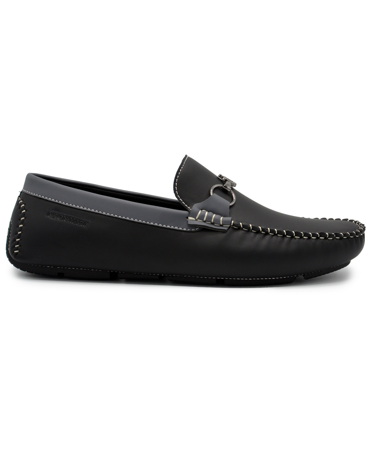 Aston Marc Mens Faux Leather Slip-on Driving Moccasins In Tan