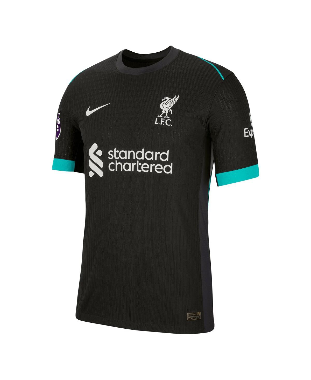 Nike Men'sLiverpool 2024/25 Away Authentic Blank Patch Jersey - Forest Green