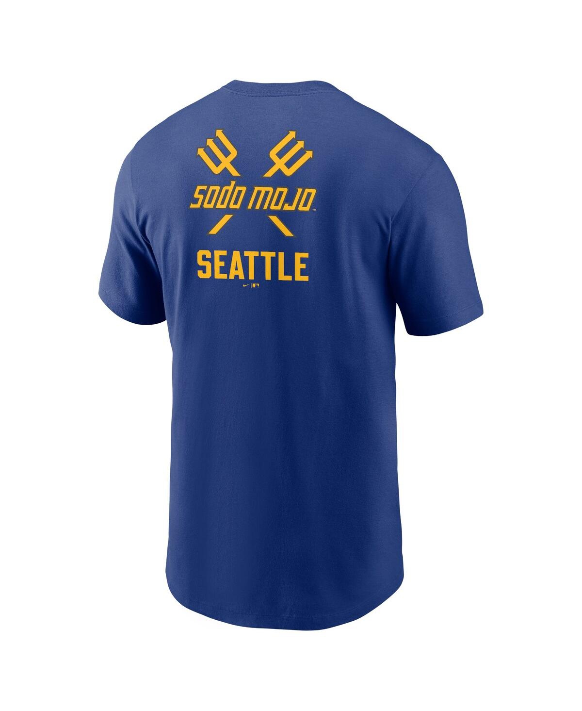 Nike Men'sSeattle Mariners City Connect 2-Hit T-Shirt - Royal
