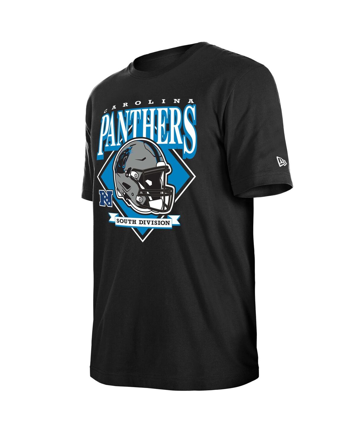 NEW ERA MEN'S BLACK CAROLINA PANTHERS TEAM LOGO T-SHIRT 