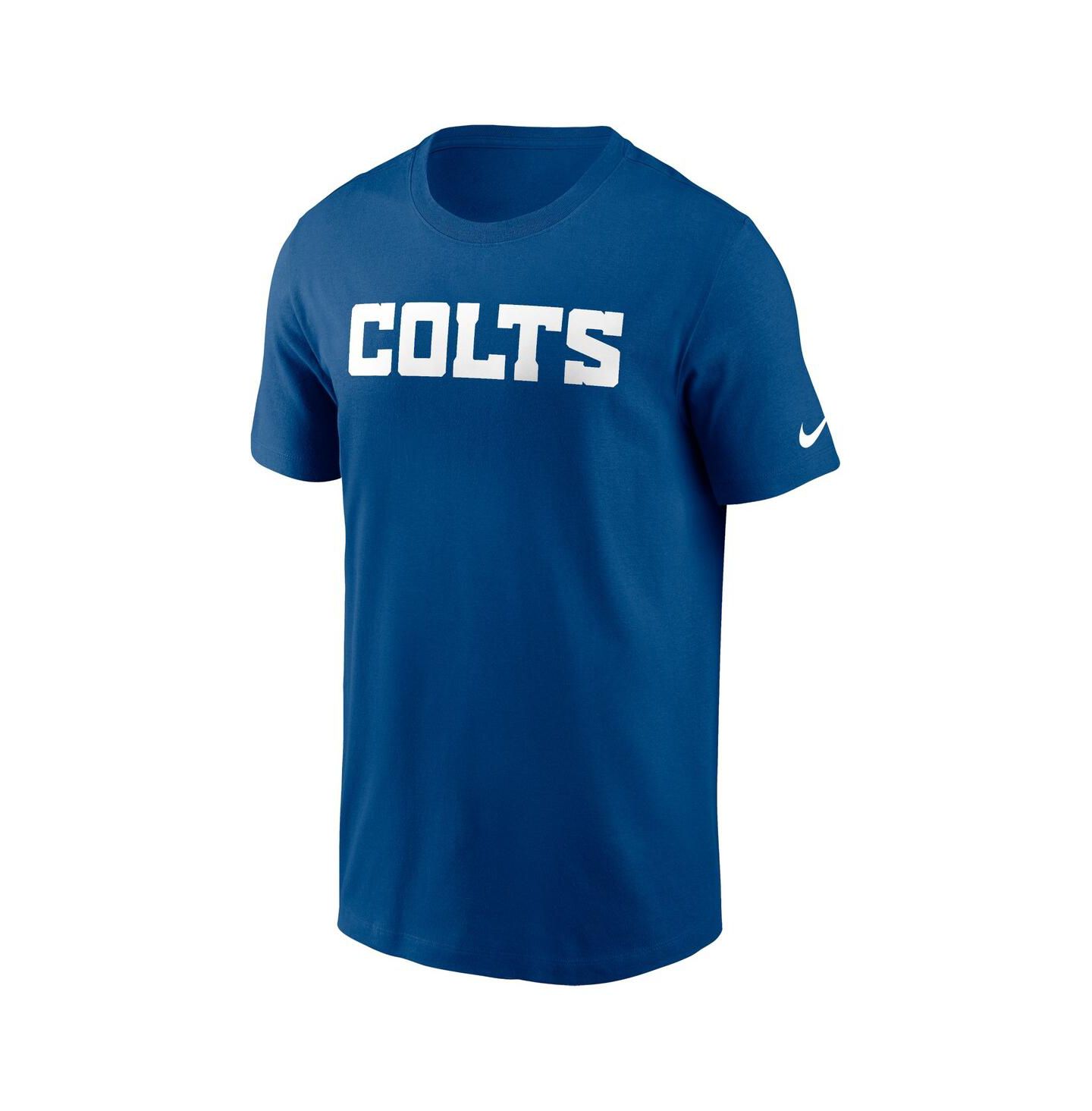 Мужская футболка Nike Royal Indianapolis Colts Primetime Wordmark Essential — фото 3