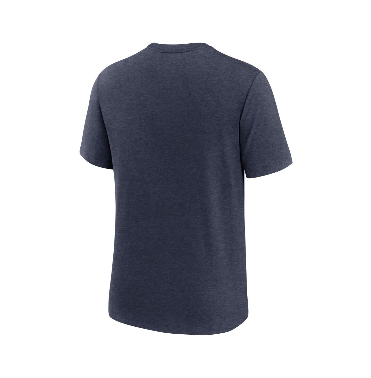 Мужская футболка Nike Heather Navy New England Patriots Blitz Tri-Blend — фото 2