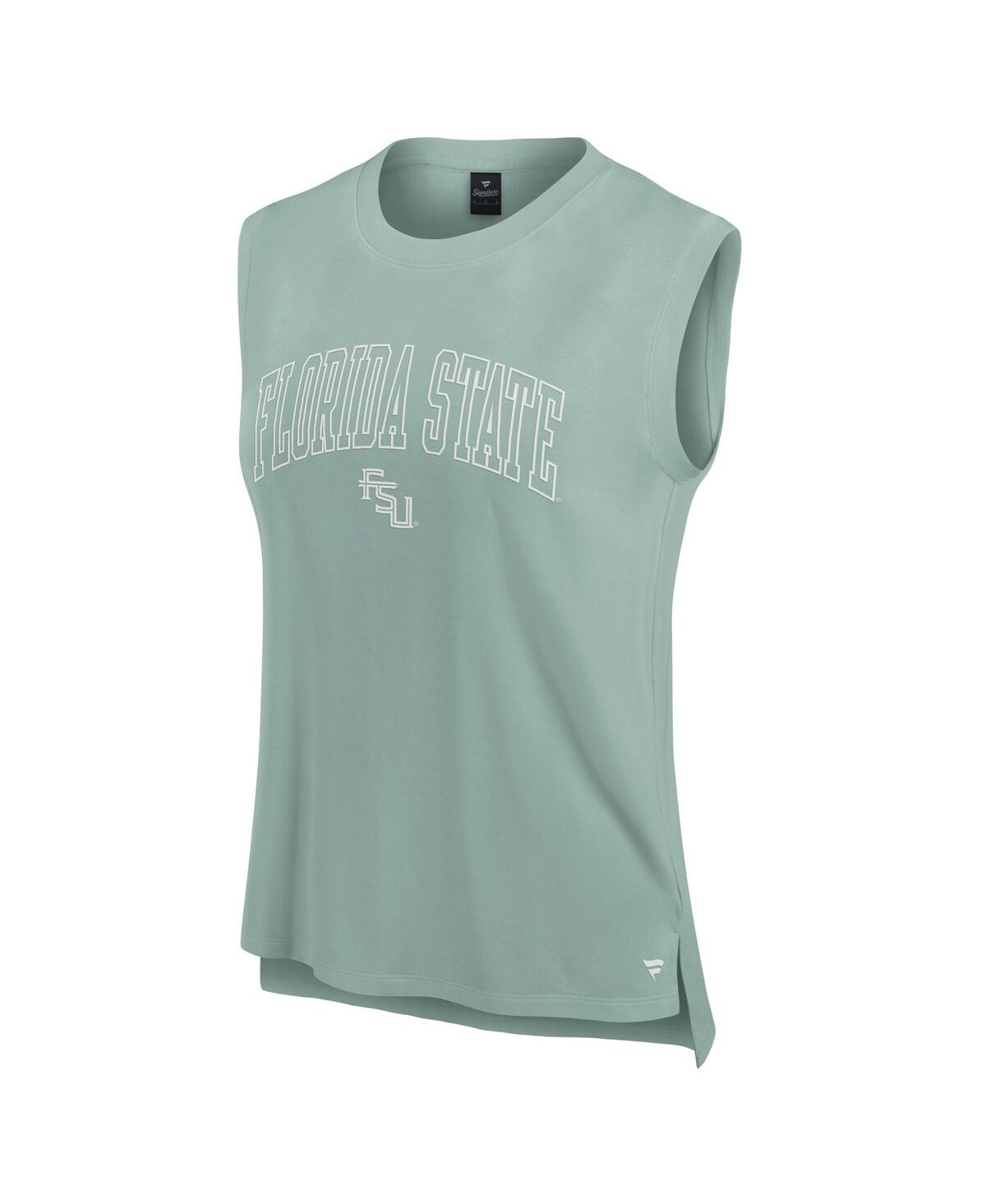 Fanatics Women'sFlorida State Seminoles Studio Gym Tank Top - Green