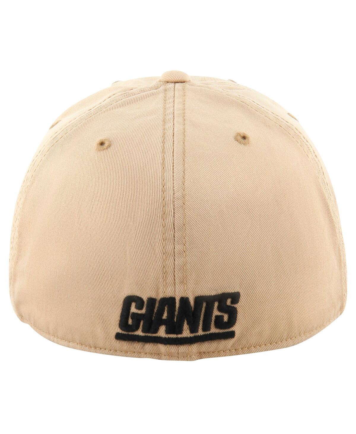 47 Brand Men's Khaki New York Giants Dusted Relaxed Franchise Fitted Hat In Khaki