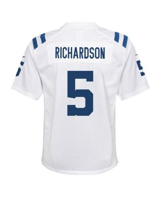 Big Boys and Girls Anthony Richardson White Indianapolis Colts Player Game Jersey
