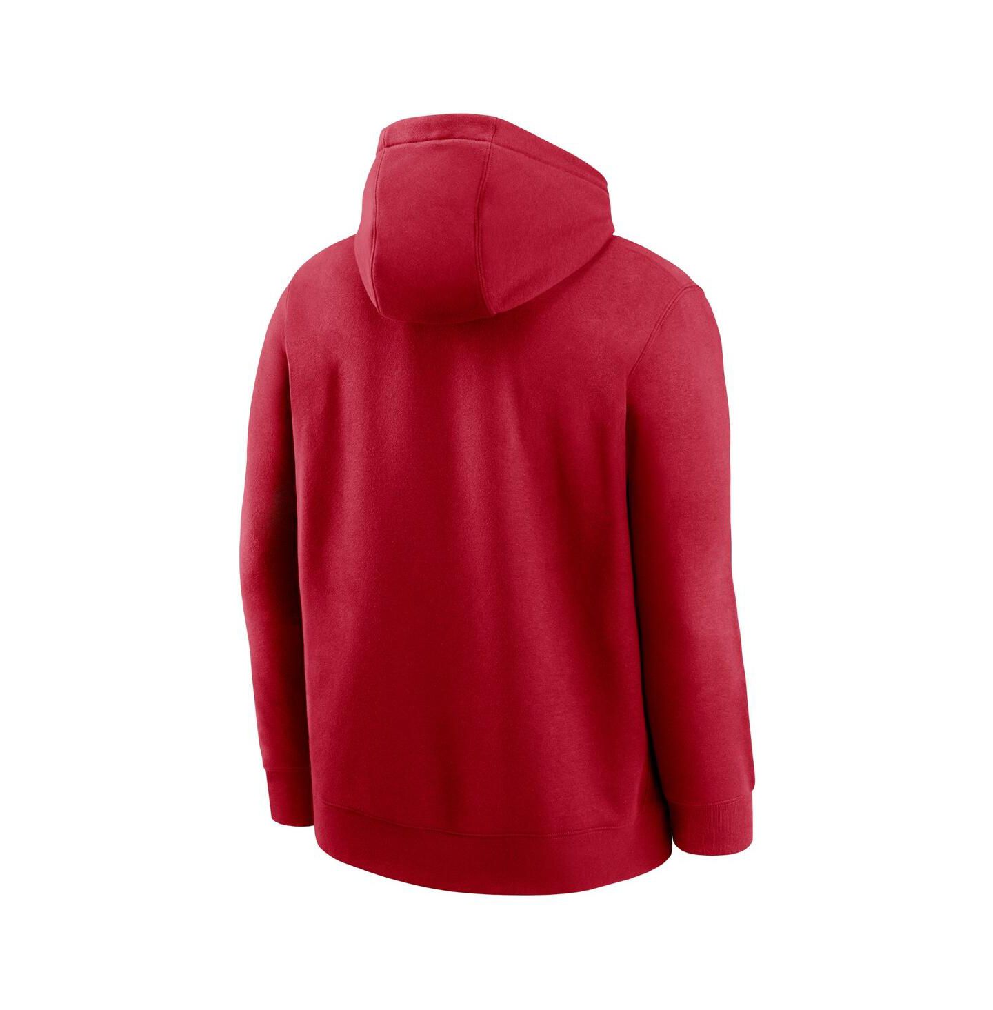 Мужское худи Nike Scarlet San Francisco 49ers Club Logo Pullover — фото 2