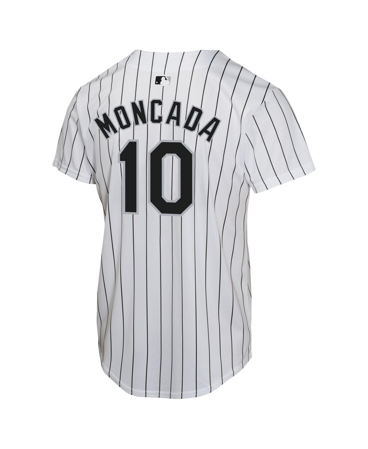 Nike Big Boys and Girls Yoan MoncadaChicagoSox Home Game Player Jersey - White