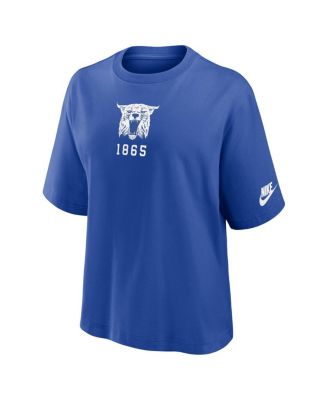 Women's Royal Kentucky Wildcats Boxy Legacy Established T-Shirt