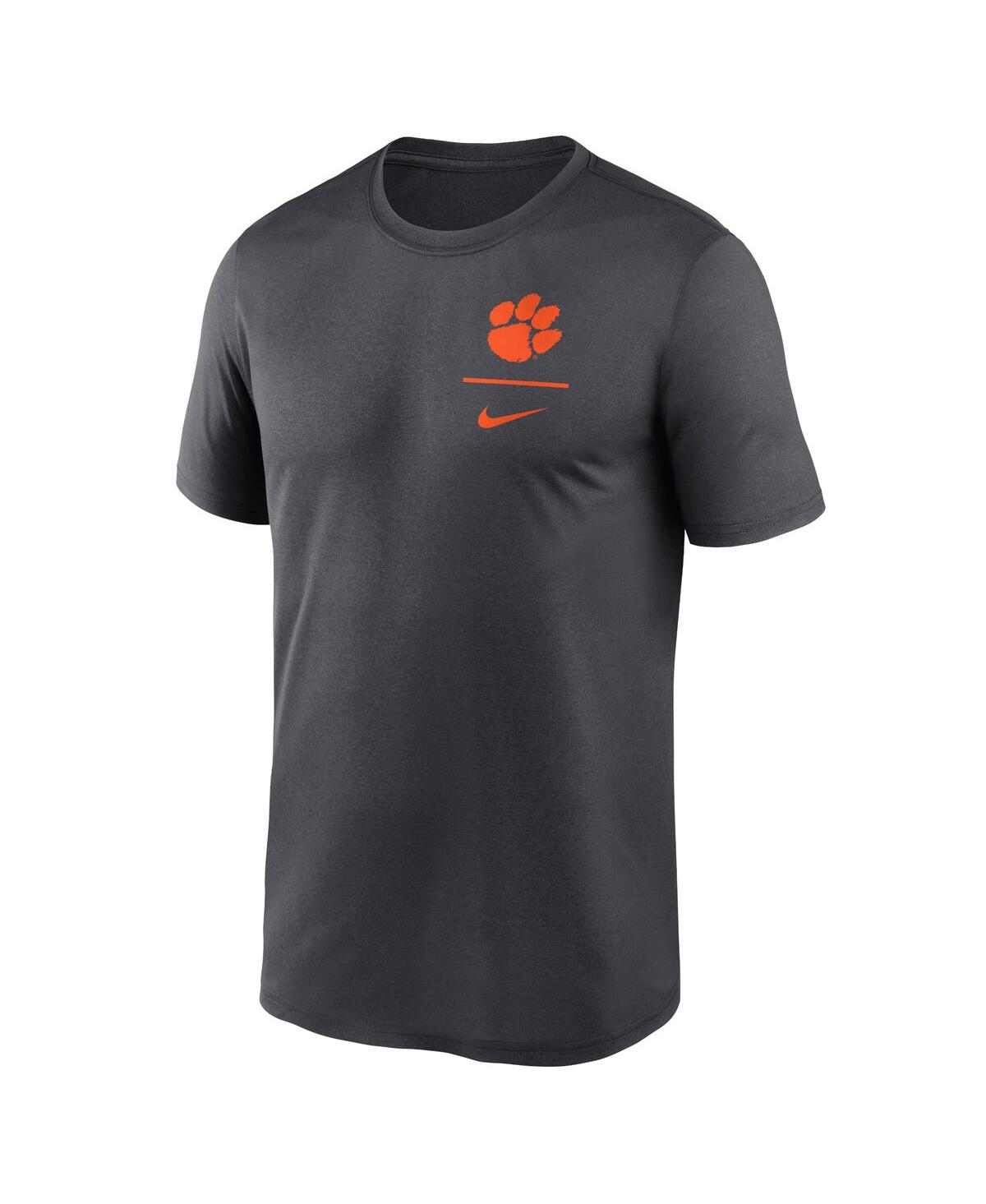 Nike Men'sClemson Tigers Primary Logo Legend Performance T-Shirt - Anthracite