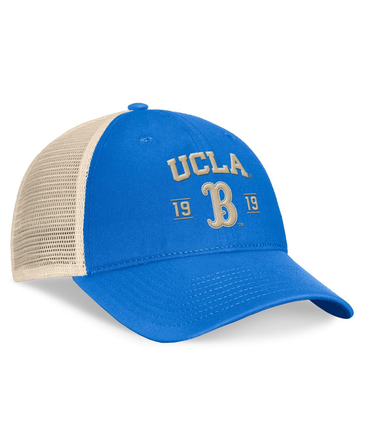 Top of the World Men'sUcla Bruins Heritage Waylon Trucker Adjustable Hat - Blue, Natural