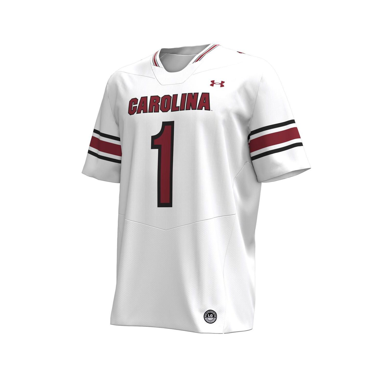 Мужской топ Under Armour 1 South Carolina Gamecocks Replica Football Jersey, цвет: Чёрный — фото 4