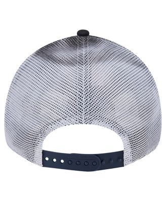 Men's Navy Boston Red Sox Team Slick Trucker 9TWENTY Adjustable Hat