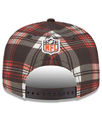 Men's Brown Cleveland Browns 2024 Sideline Statement 9FIFTY Snapback Hat