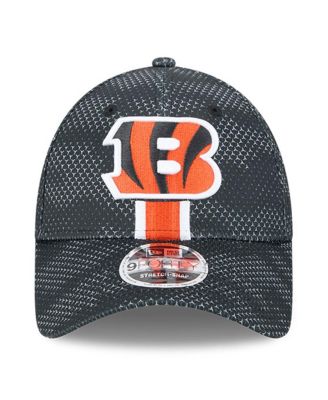 Men's Black Cincinnati Bengals 2024 Sideline 9FORTY Stretch-Snap Hat