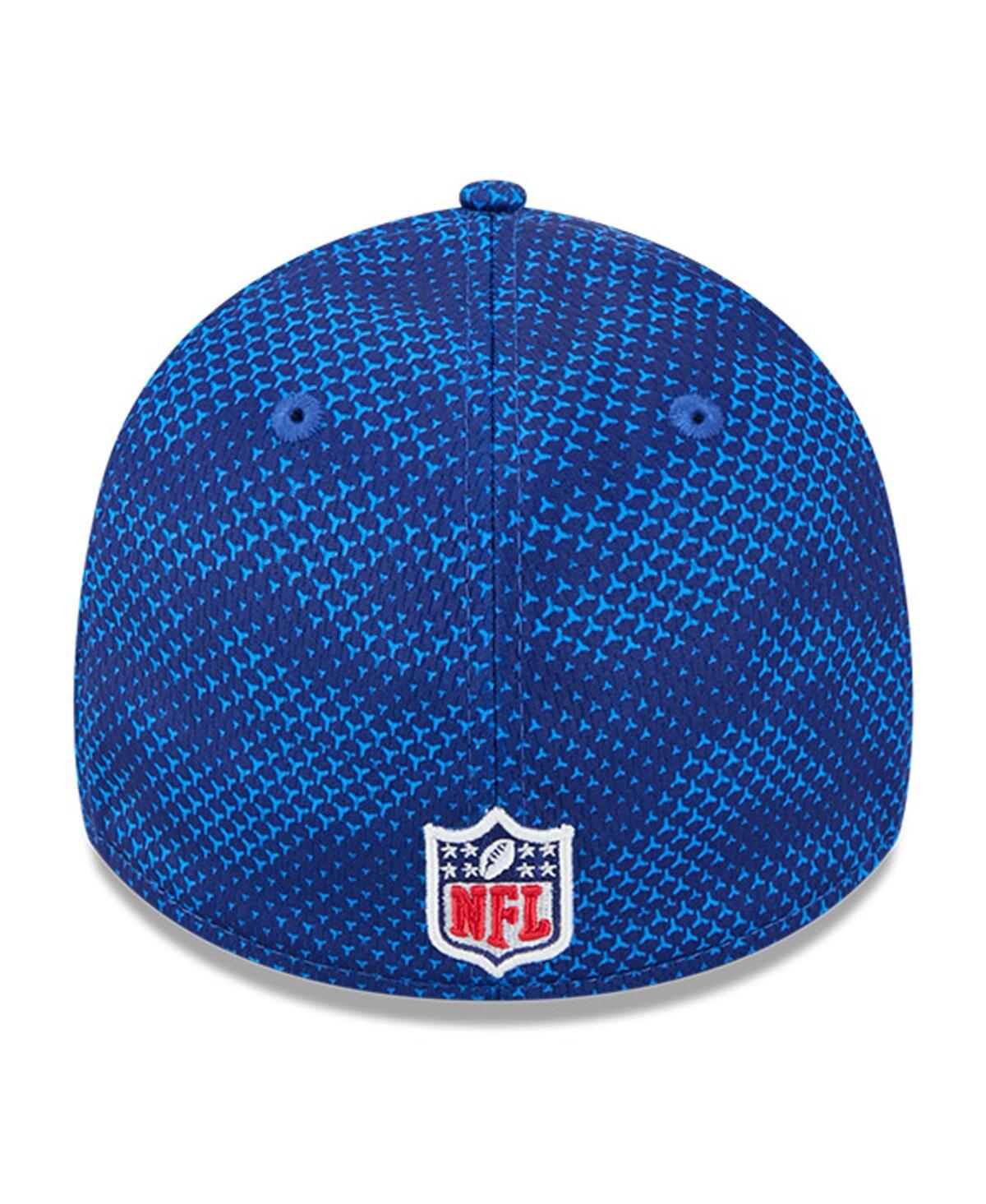 Shop New Era Men's Royal New York Giants 2024 Sideline 39thirty Flex Hat
