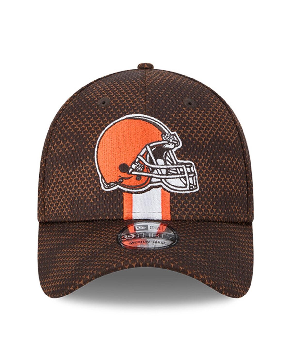 New Era Men'sCleveland Browns 2024 Sideline 39THIRTY Flex Hat - Brown