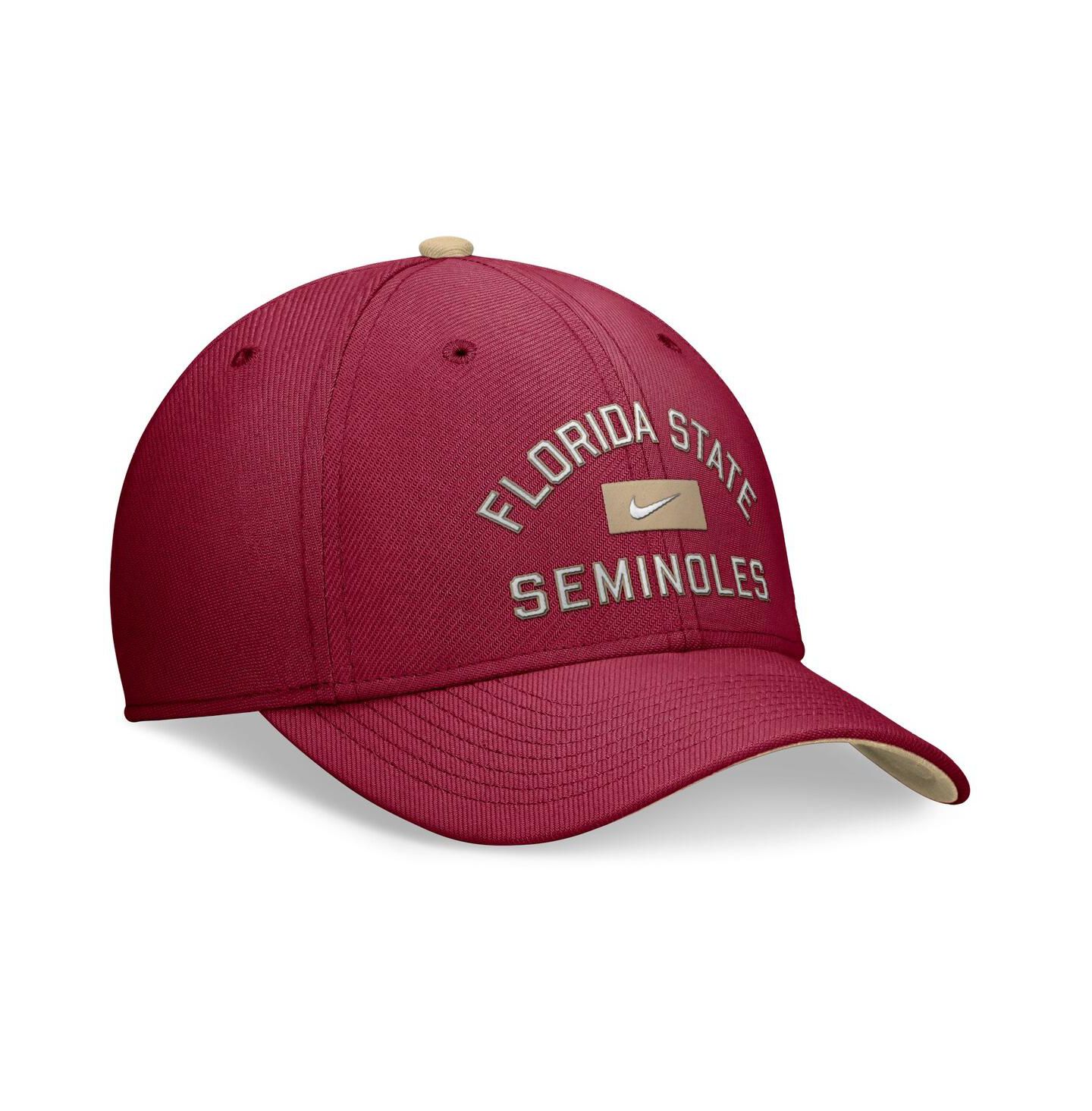 Мужская кепка Nike Garnet Florida State Seminoles Primetime Swoosh Flex Hat — фото 1