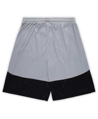 Men's Black New Orleans Saints Big Tall Team Logo Shorts