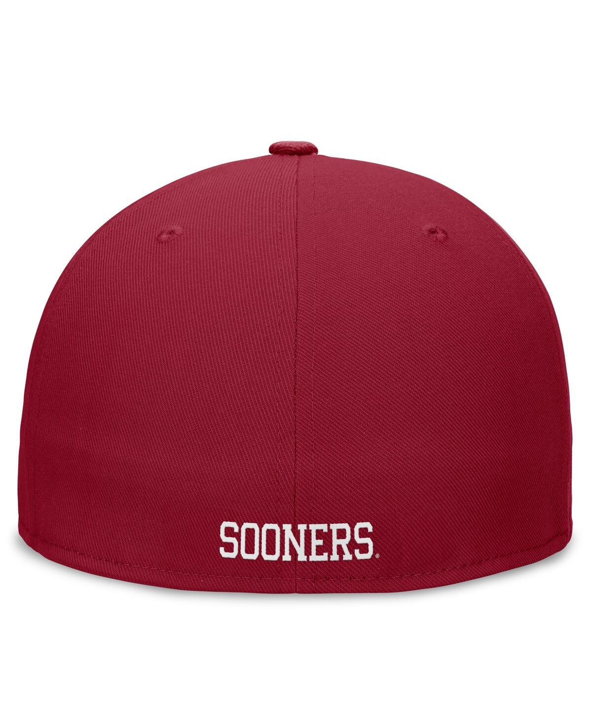 Nike Men's Crimson Oklahoma Sooners Legacy True Fitted Hat In Crimson