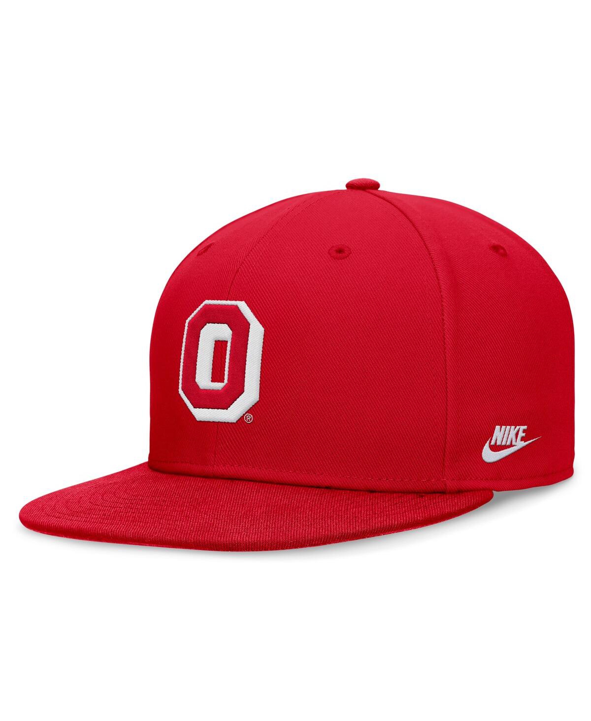 Nike Men'sOhio State Buckeyes Legacy True Fitted Hat - Scarlet