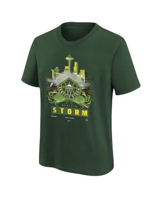Big Boys and Girls Green Seattle Storm Original Content Max90 T-Shirt