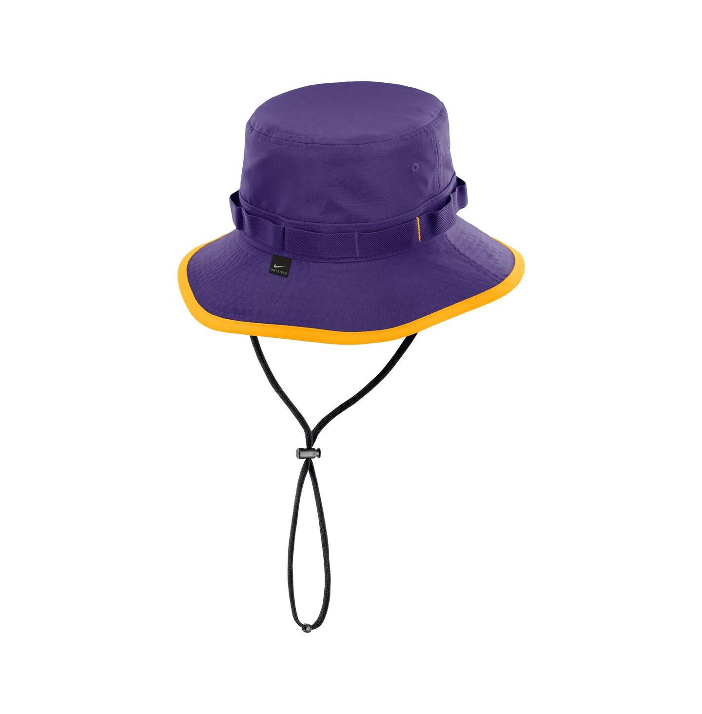 Мужская панама Nike Purple LSU Tigers 2024/25 On-Field Apex Performance Boonie Bucket Hat — фото 2