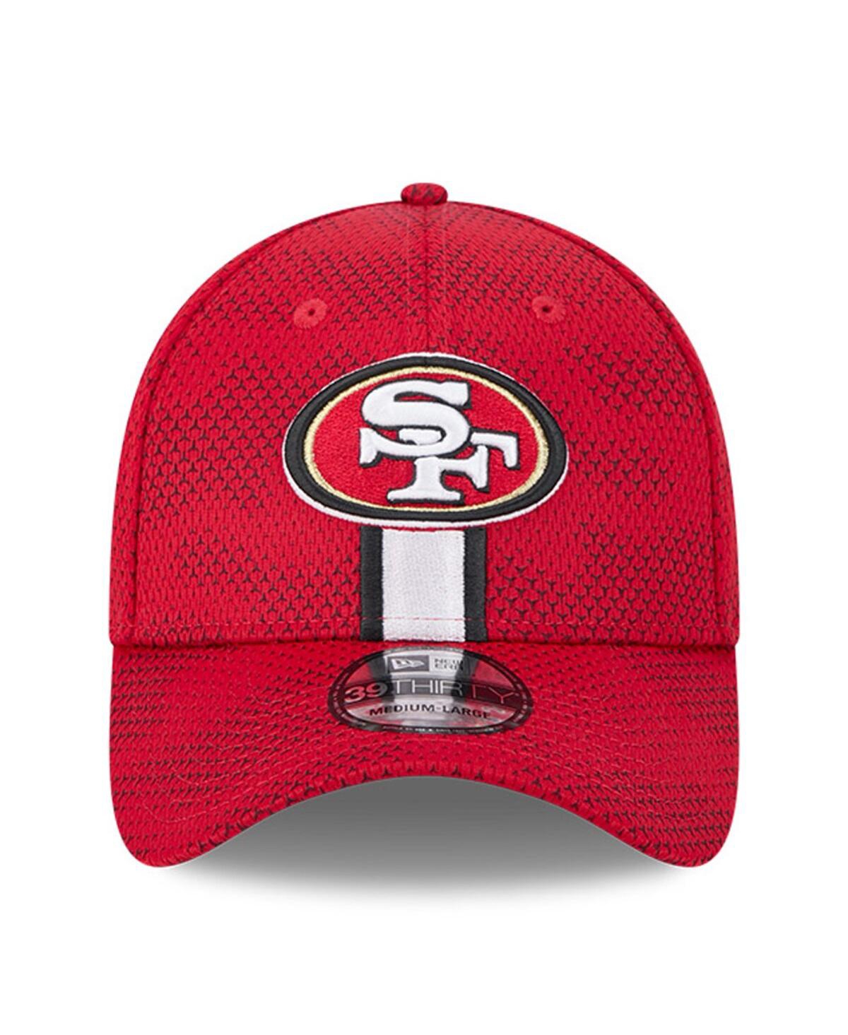 New Era Men's Scarlet San Francisco 49ers 2024 Sideline 39thirty Flex Hat In Scarlet