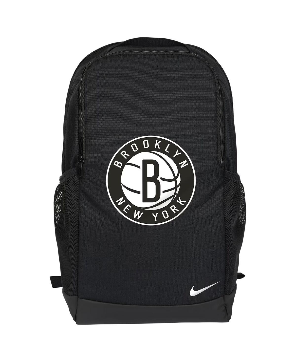 Black Brooklyn Nets Brasilia Backpack - Black