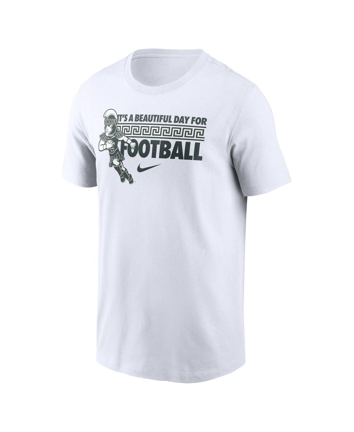 Nike Men'sMichigan State Spartans Fan T-Shirt - White