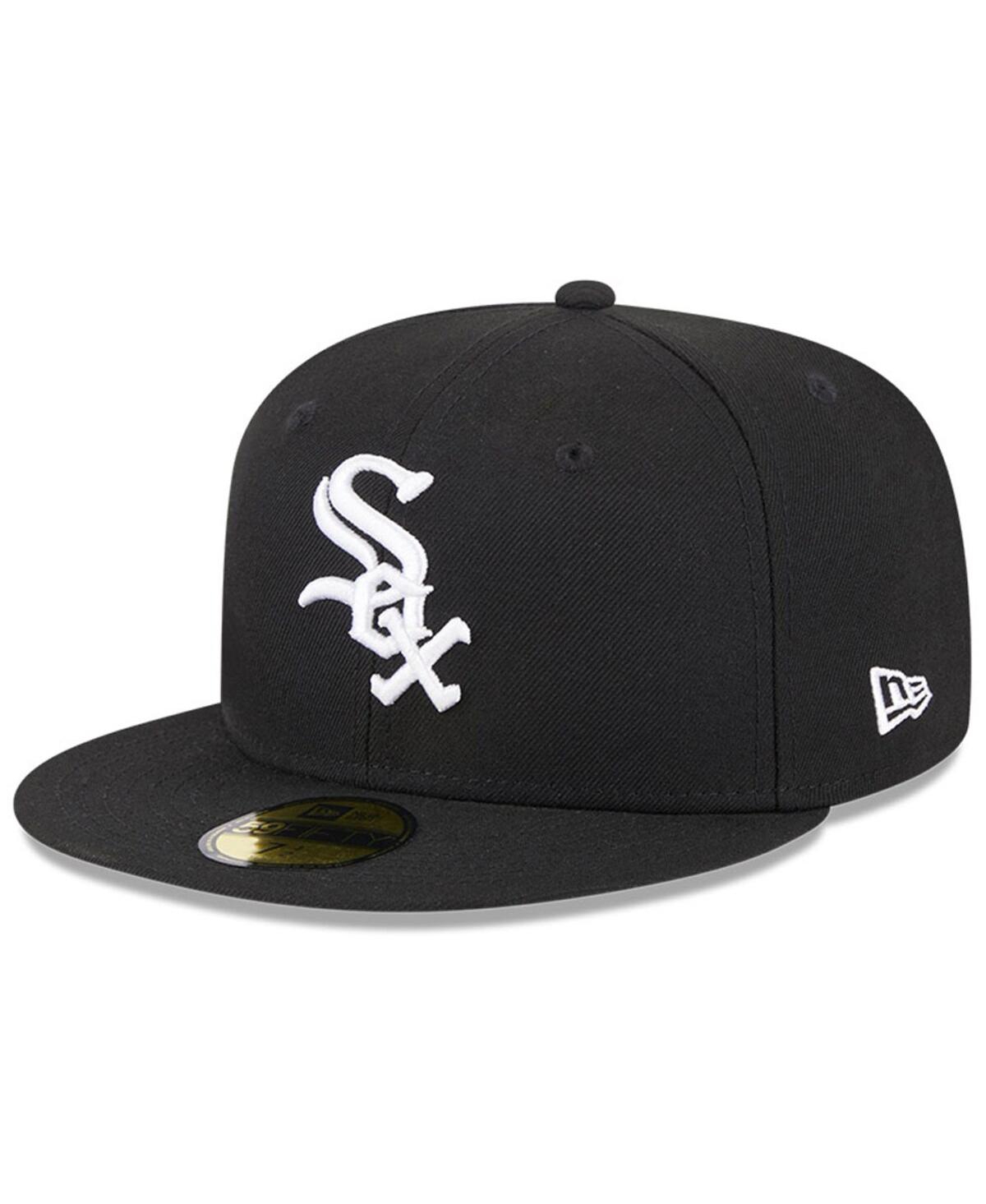 New Era Men'sChicago White Sox National Baseball Hall of Fame 59FIFTY Fitted Hat - Black