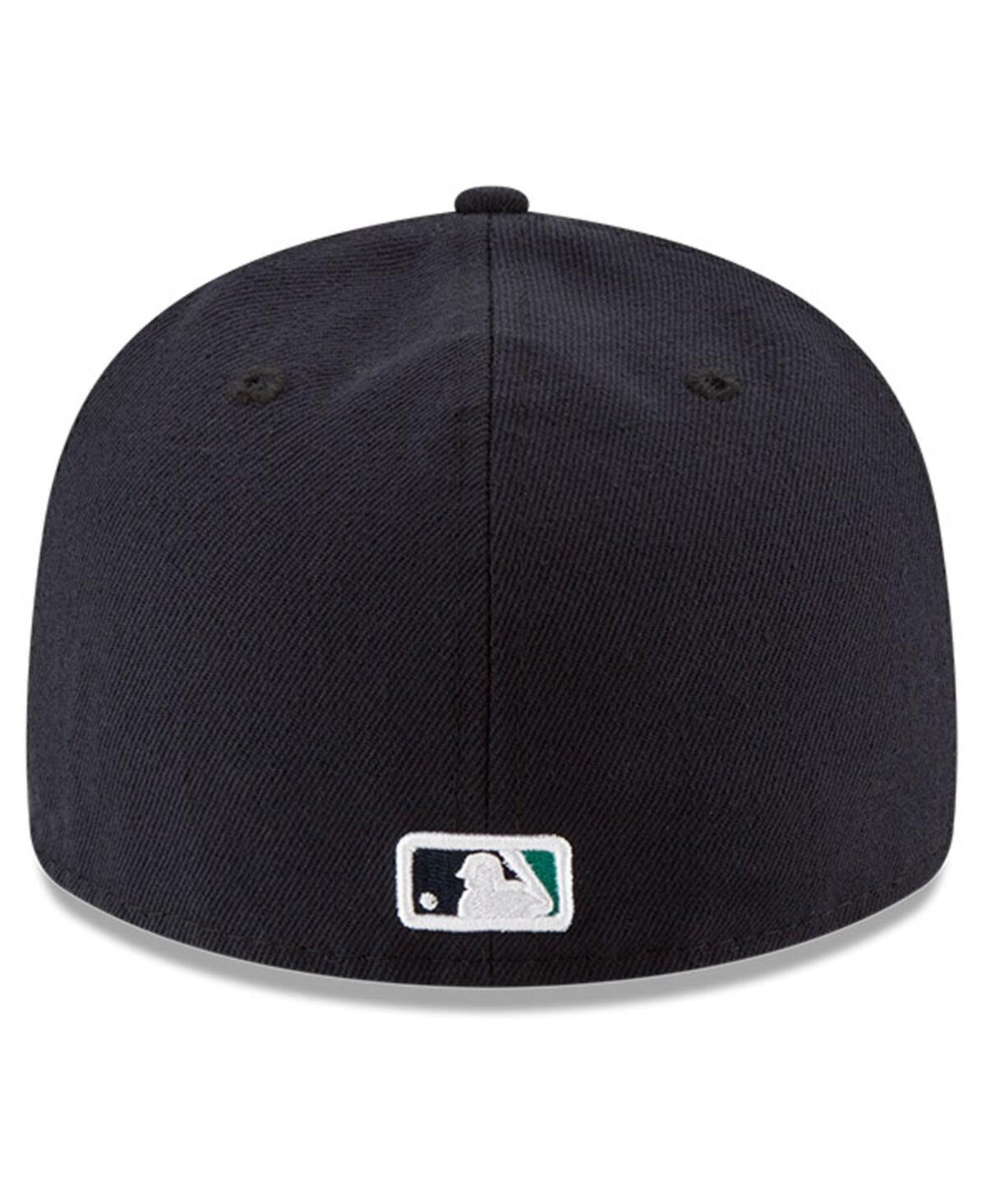New Era Men'sSeattle Mariners National Baseball Hall of Fame Low Profile 59FIFTY Fitted Hat - Navy