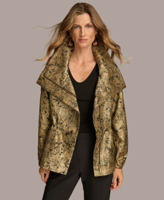 Donna Karan New York - Women's Metallic Jacquard Jacket