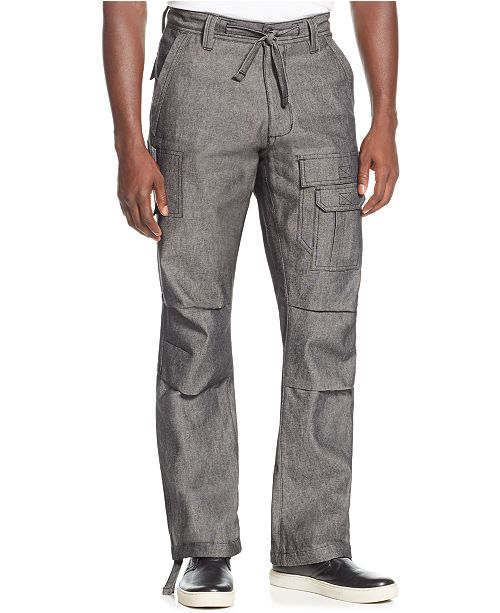 Sean John Men's Pleat Pocket Flight Cargo Pants, Created for Macy's Pants Men Macy's