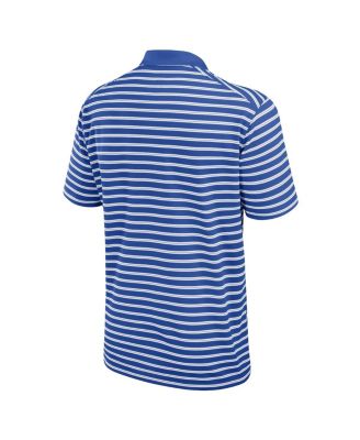 Men's Duke Blue Devils Primetime Victory Striped Performance Polo