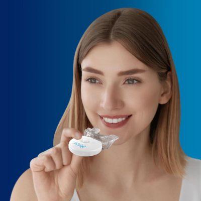 Teeth Whitening 5 LED Light with Teeth Whitening Trays, Tooth Whitening Accelerator Light for Whitening Teeth