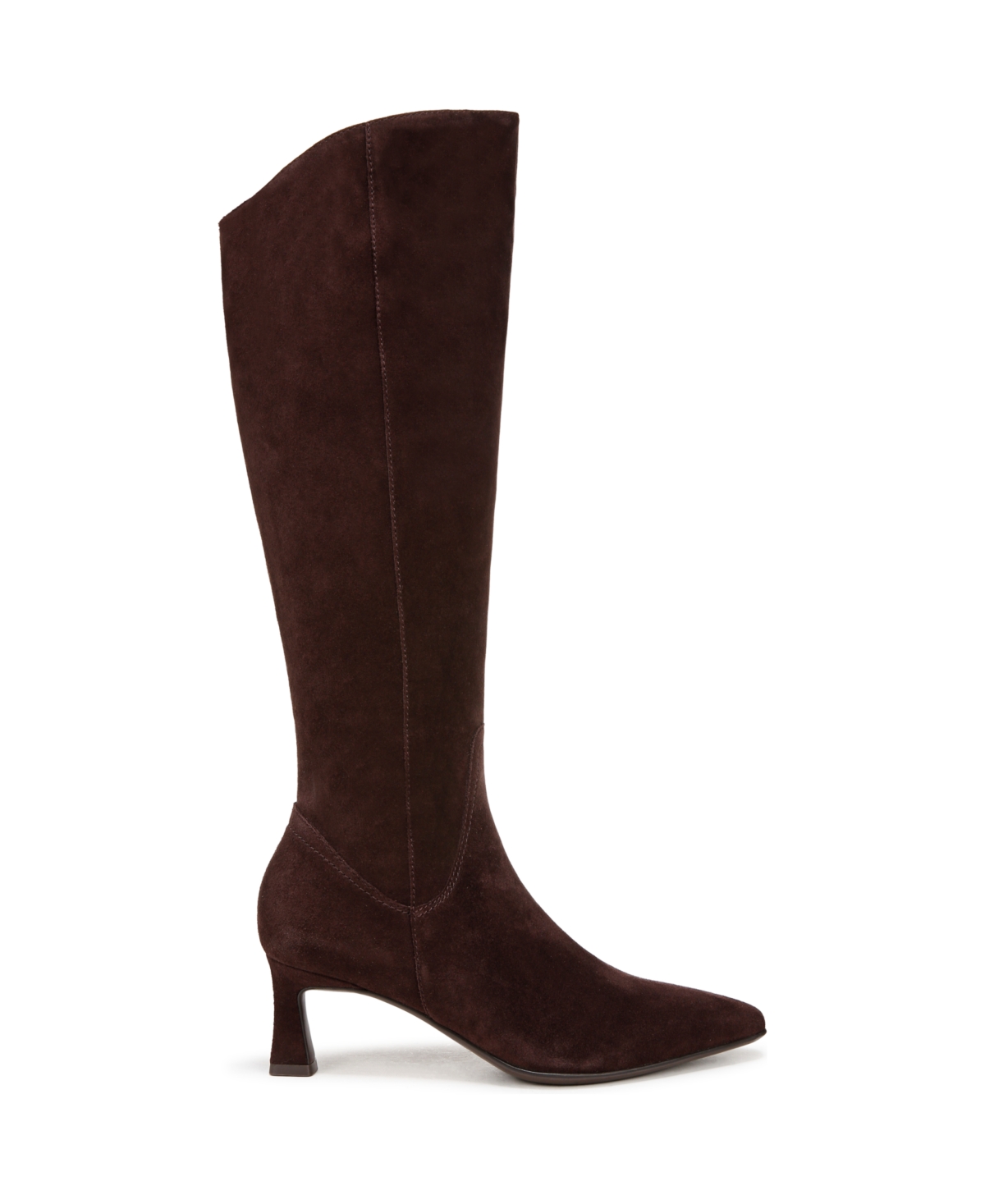 Naturalizer Deesha Extra Wide Calf Knee High Dress Boots In Burgundy