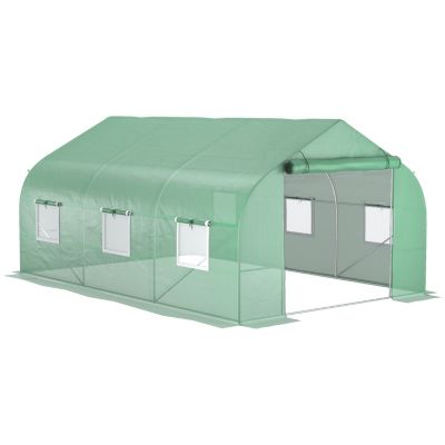 Walk-in Greenhouse w/Mesh Door, Windows (11.5'x10'x7')