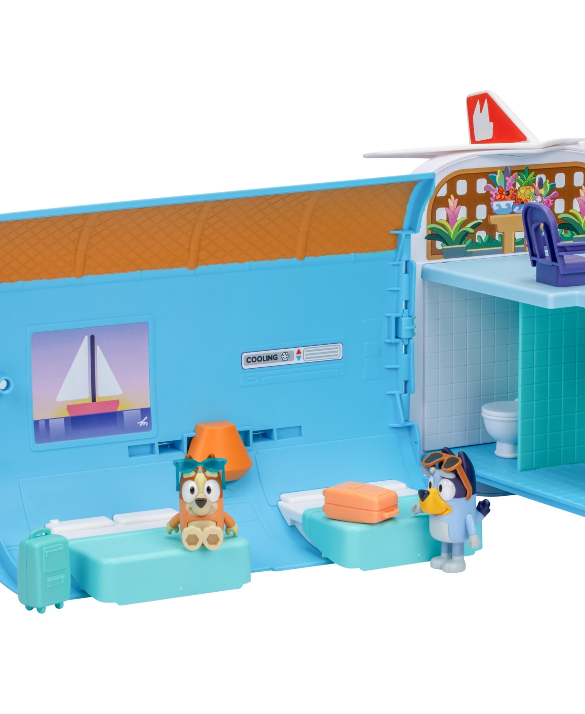 Bluey S11 3-in-1 Transforming Airplane Playset In Multi Color