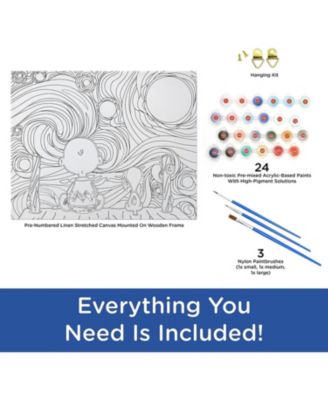 Peanuts Starry Night Art By Numbers Craft Kit