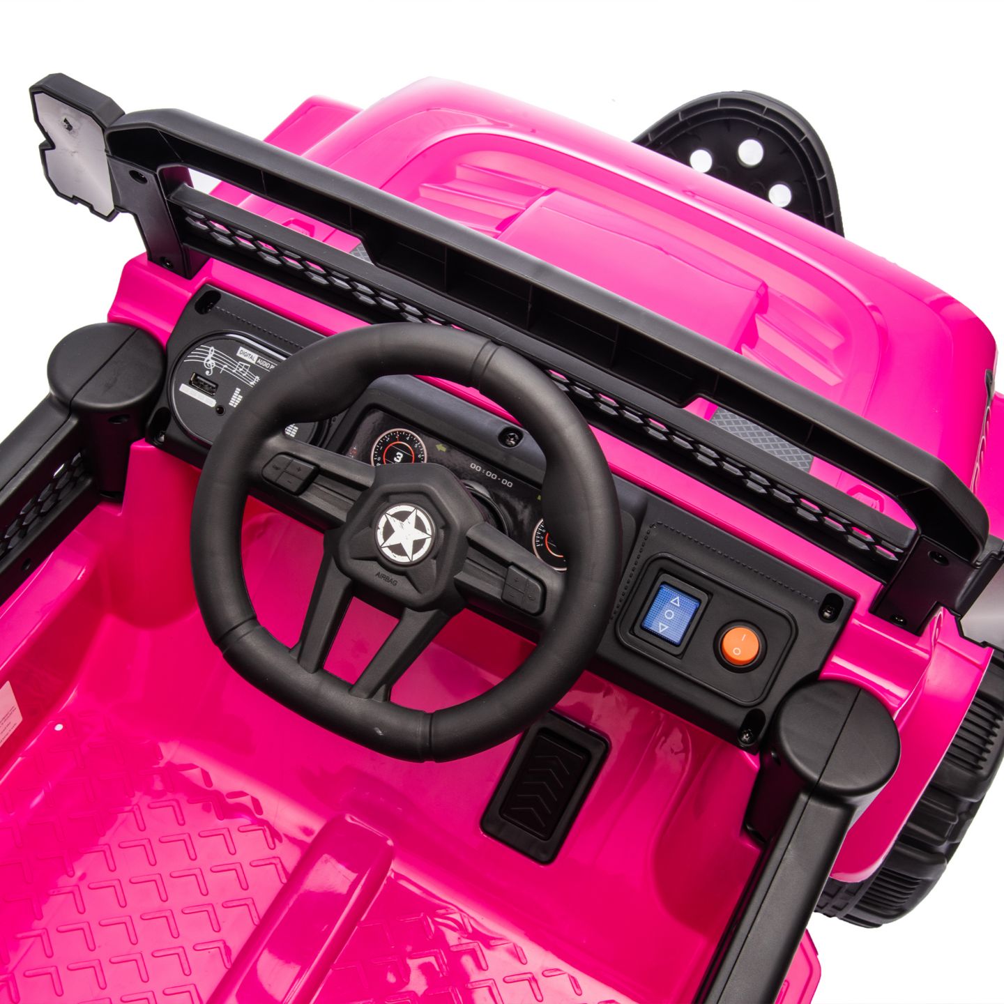 Детская игрушка Streamdale Furniture 12V Kids Electric Ride On Truck with Parental Control, 66.14 lbs Capacity, от 3 лет, цвет: Розовый — фото 5